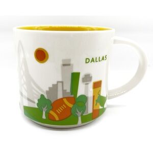 Starbucks 14oz Coffee Mug - DALLAS YOU ARE HERE Collectible